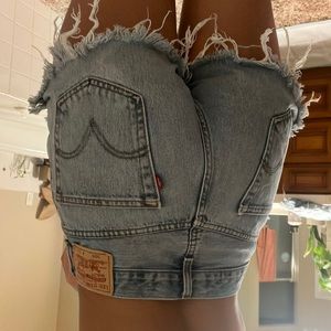 Levi vintage jean shorts